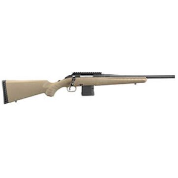 Ruger American Bolt Action 5.56 FDE Tan  Composite Blued